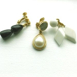 Vintage Trifari, Monet and Napier Clip On Earrings